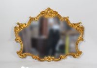 Золотое зеркало с резьбой в классическом стиле в ванную... Объявления Bazarok.ua