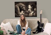Картина Девушка и горилла... Объявления Bazarok.ua