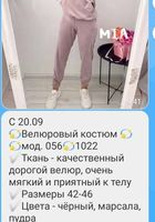 Велюровий костюм... Оголошення Bazarok.ua