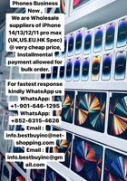 Wholesale Suppliers of iPhone 14/13/12/11 pro max (UK,US.EU.HK... Оголошення Bazarok.ua