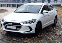 167 Hyundai Elantra 2018 белая аренда авто... Объявления Bazarok.ua