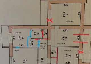 Квартира 4-кімн. продаж Житомир, Центр &ndash; 105 м&sup2;... Оголошення Bazarok.ua