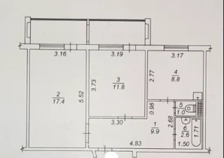 Квартира 2-кімн. продаж Вишневое &ndash; 29 м&sup2;... Объявления Bazarok.ua
