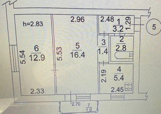Квартира 2-кімн. продаж Киев, Голосеевский &ndash; 45 м&sup2;... Объявления Bazarok.ua