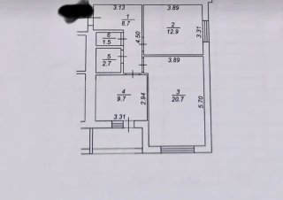 Квартира 2-кімн. продаж Софиевская Борщаговка &ndash; 33.6 м&sup2;... Объявления Bazarok.ua