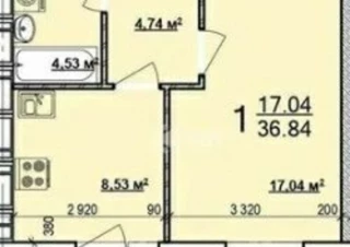 Квартира 1-кімн. продаж Харьков, Индустриальный &ndash; 37 м&sup2;... Оголошення Bazarok.ua