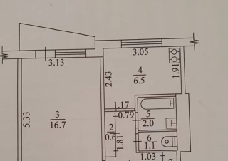 Квартира 1-кімн. продаж Харьков, Салтовский (Московский) &ndash; 16 м&sup2;... Оголошення Bazarok.ua