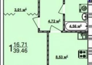 Квартира 1-кімн. продаж Харьков, Индустриальный &ndash; 39 м&sup2;... Оголошення Bazarok.ua
