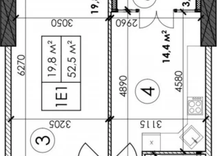 Квартира 1-кімн. продаж Киев, Шевченковский &ndash; 52 м&sup2;... Оголошення Bazarok.ua