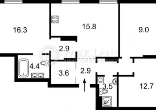 Квартира 3-кімн. продаж Киев, Шевченковский &ndash; 78 м&sup2;... Оголошення Bazarok.ua