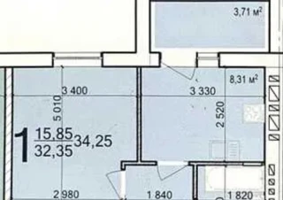 Квартира 1-кімн. продаж Харьков, Киевский &ndash; 35 м&sup2;... Оголошення Bazarok.ua