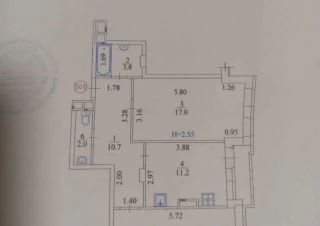 Квартира 1-кімн. продаж Харьков, Салтовский (Московский) &ndash; 62 м&sup2;... Оголошення Bazarok.ua