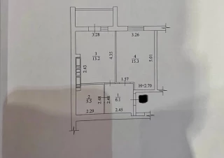 Квартира 1-кімн. продаж Харьков, Киевский &ndash; 42 м&sup2;... Оголошення Bazarok.ua